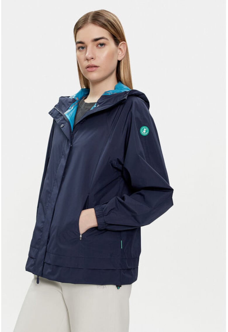 Дамско яке - 303902650 - Рециклиран полиестер - Син - Син Save The Duck