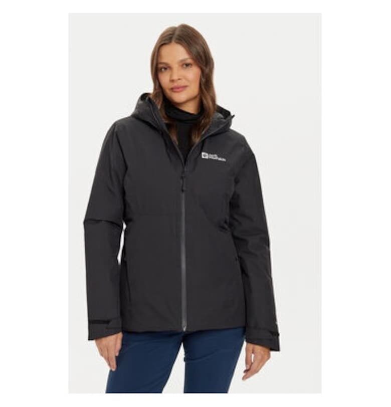 Дамско яке -  303953645 - Рециклиран полиестер - Черно Jack Wolfskin