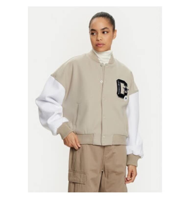 Дамско яке -  304038136 - Полиестер - Бежов - Бежов Converse