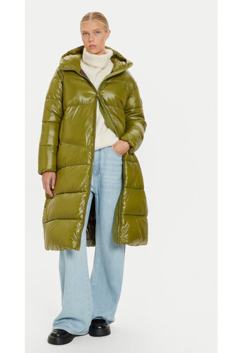 Дамско яке - 304213953 - Найлон - Зелено - Зелен Save The Duck