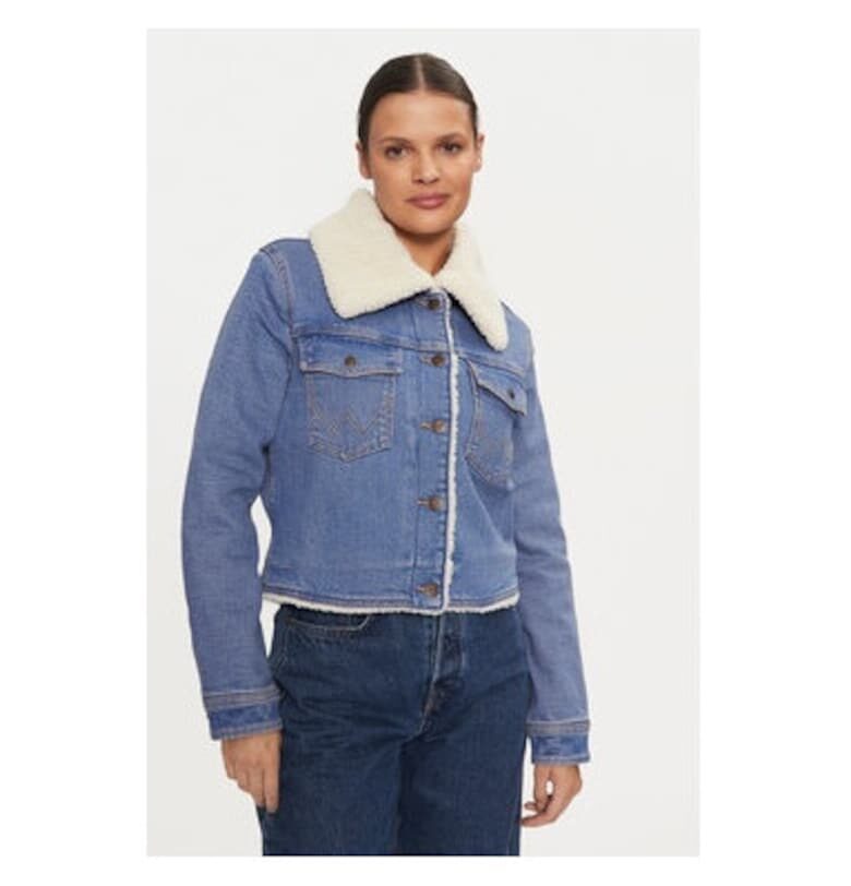 Дамско яке -  304282713 - Памук - Син Wrangler