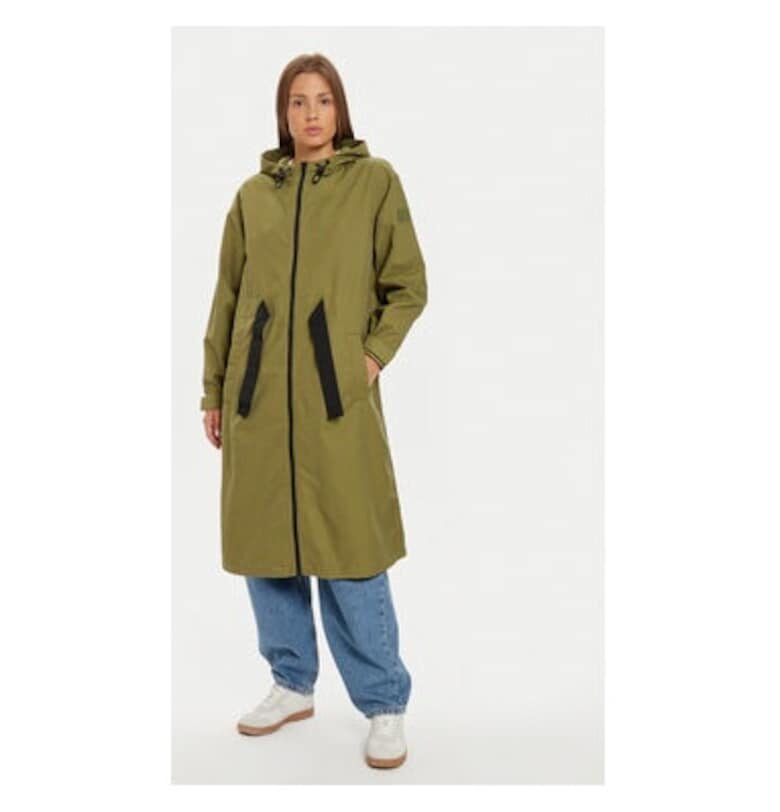 Дамско яке -  304302619 - Памук/Найлон - Зелено United Colors of Benetton