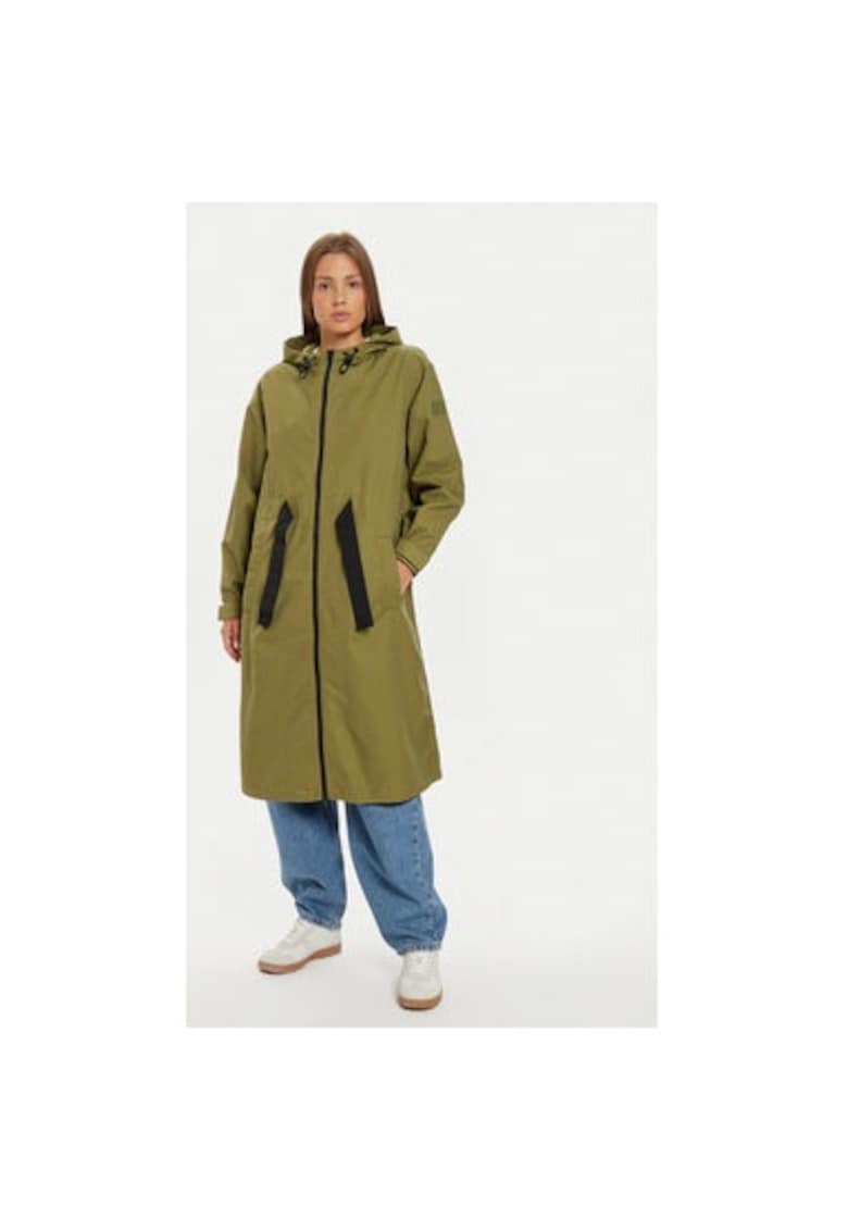 Дамско яке - 304302619 - Памук/Найлон - Зелено United Colors of Benetton