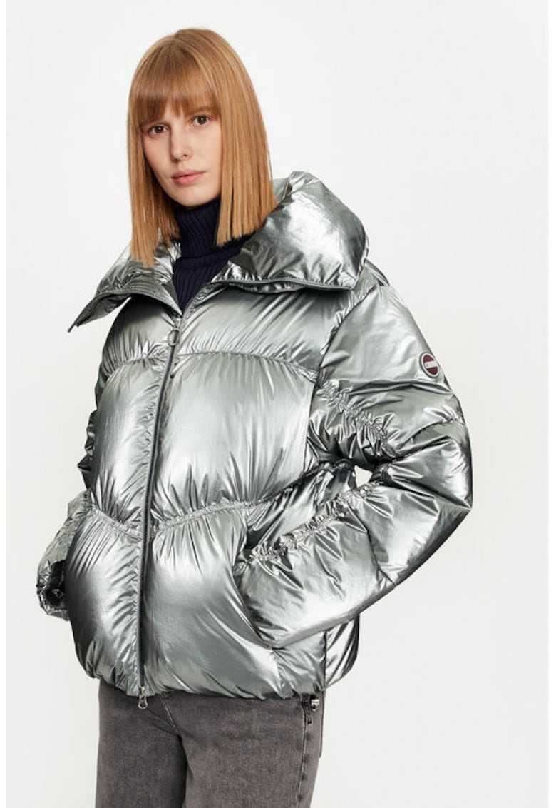 Дамско яке - 304466502 - Найлон - Сребрист - Сребрист Colmar