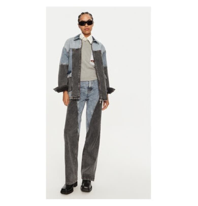 Дамско яке -  304471476 - Органичен памук - Син ROTATE