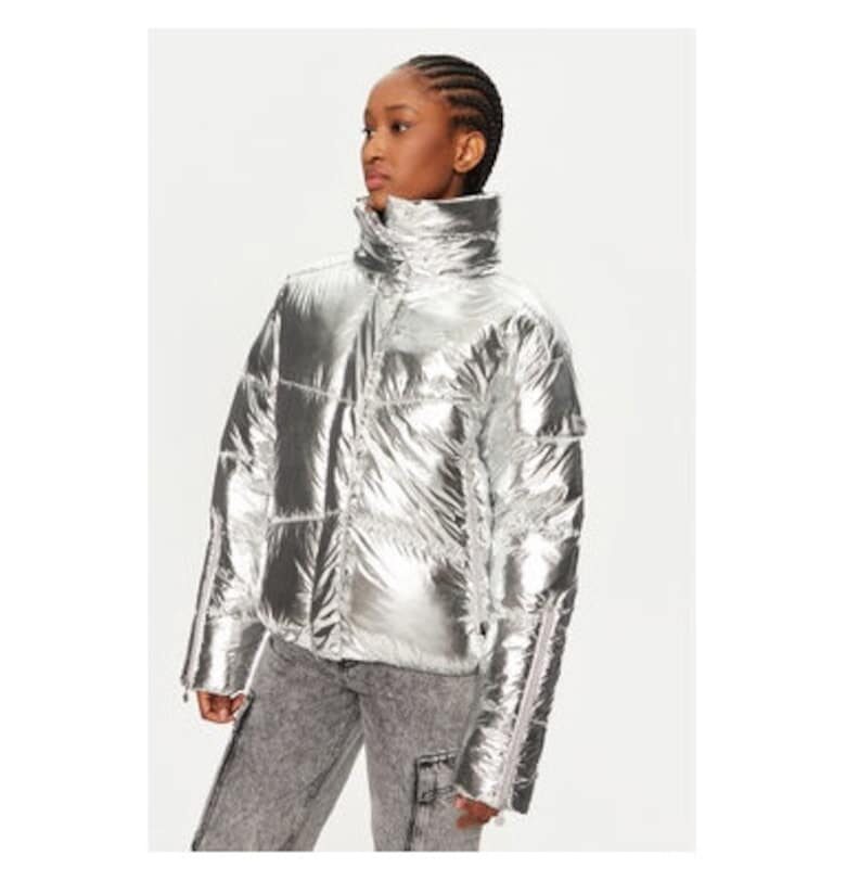 Дамско яке -  304474842 - Полиуретан - Сребристо - Сребрист FriedaFreddies