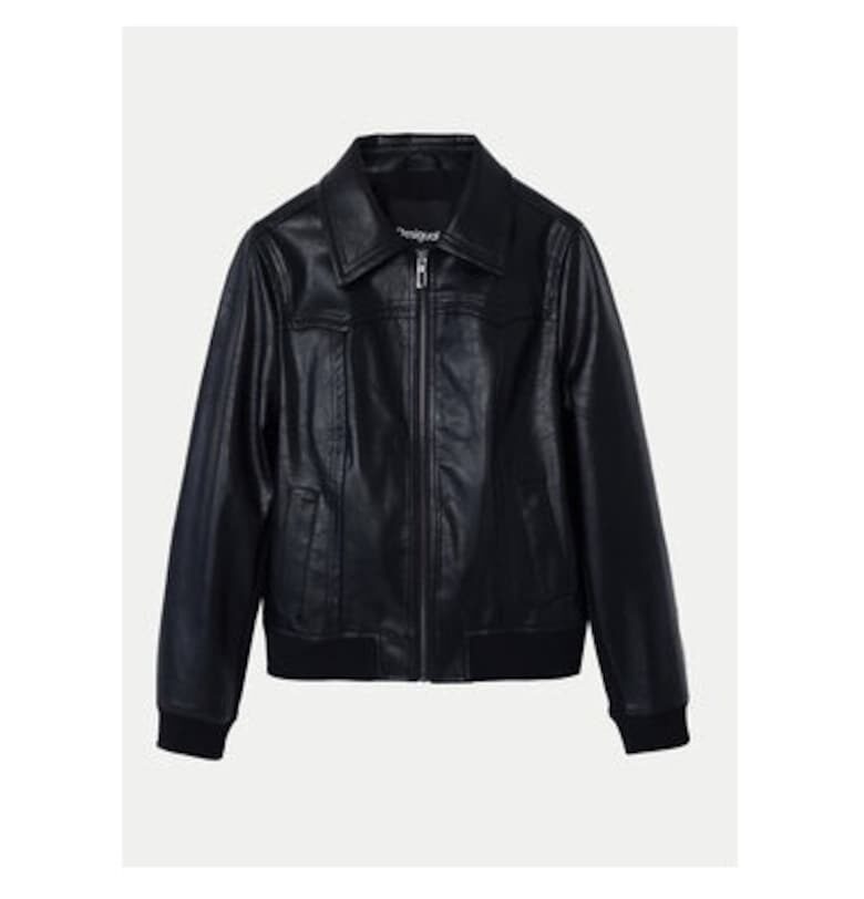 Дамско яке -  304476747 - Екокожа - Черно - Черен DESIGUAL