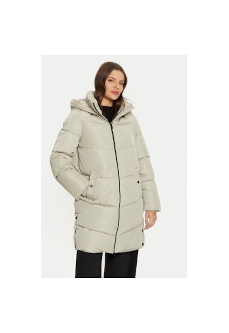 Дамско яке - 304509261 - Рециклиран полиестер/Полиестер - - Бежов Vero Moda