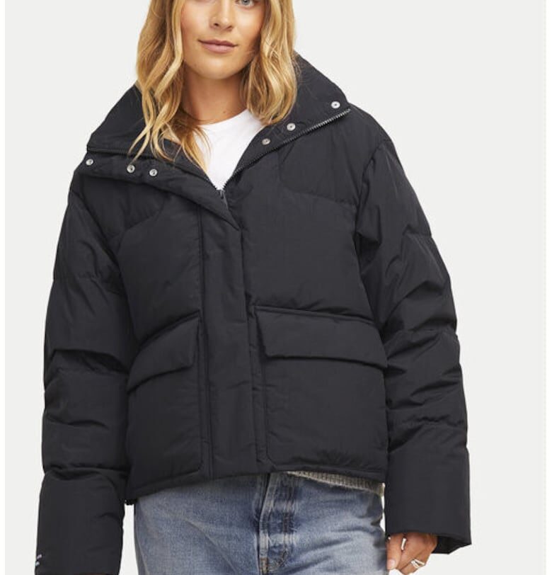 Дамско яке -  304511523 - Найлон - - Черен JJXX