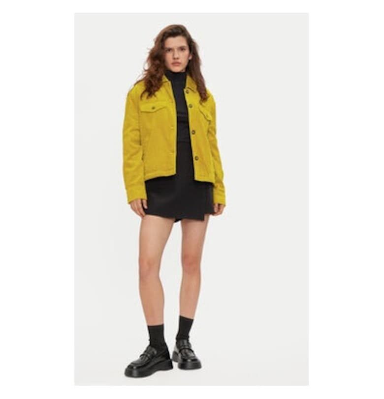 Дамско яке -  304522550 - Памук - Жълт - Жълт United Colors of Benetton