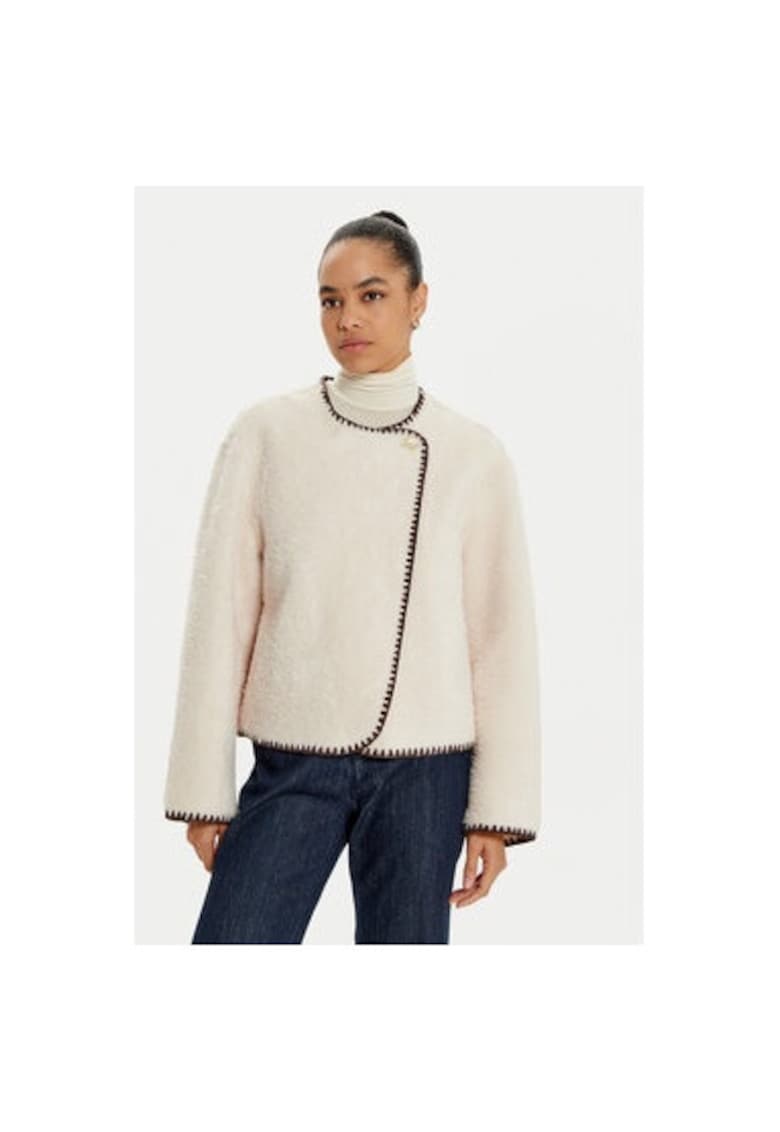 Дамско яке - 304525384 - Полиестер - Бежов - Бежов Oui