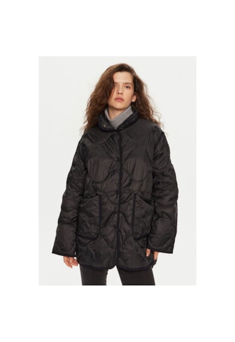 Дамско яке - 304530807 - Полиамид - Черно - Черен DEHA