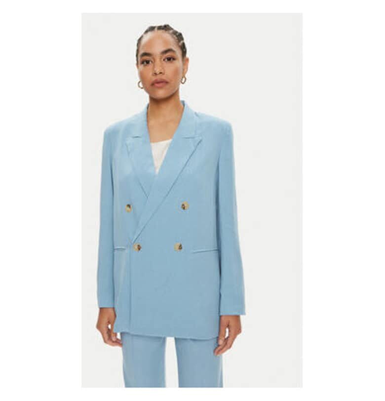 Дамско яке -  304549564 - Вискоза/Лен - Син - Син VICOLO