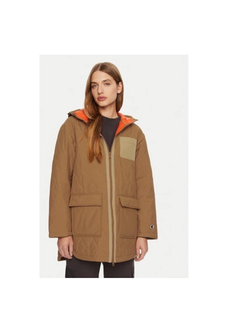 Дамско яке - 304698699 - Найлон - Бежов - Бежов Champion