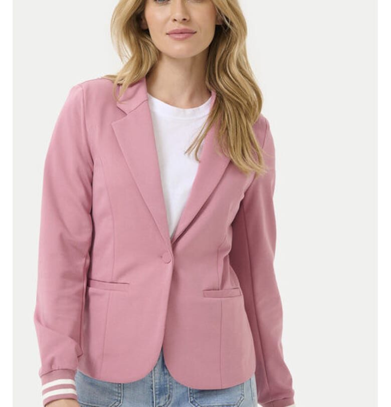 Дамско яке -  304753244 - Рециклиран полиестер/Вискоза - Розово - Розово kaffe