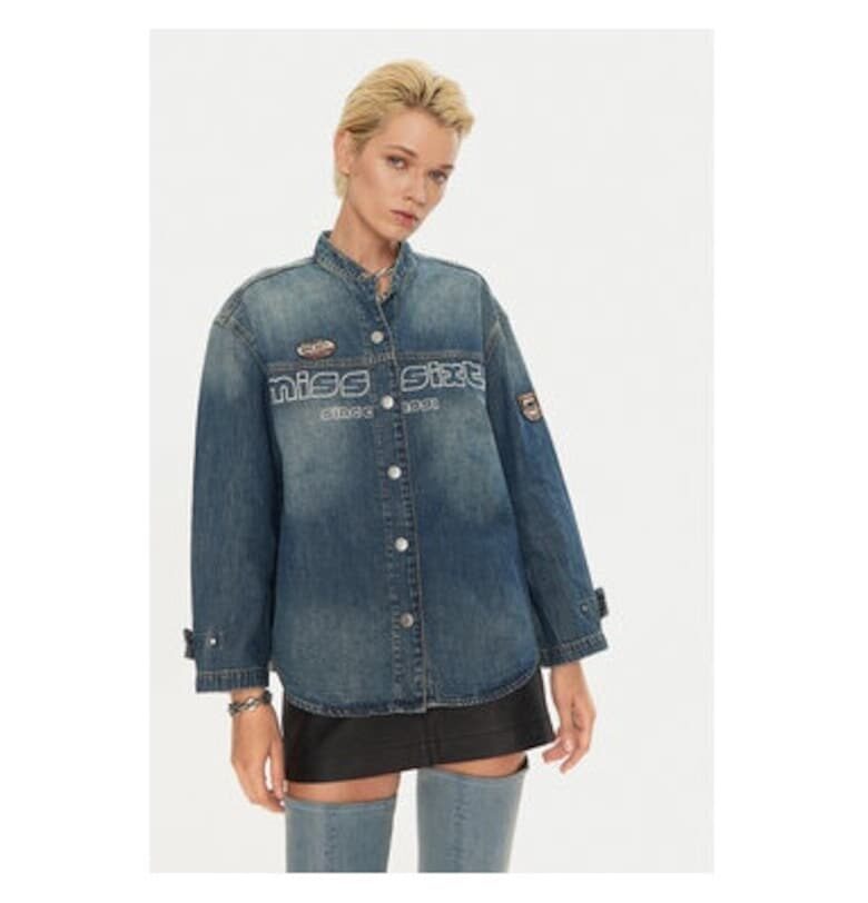 Дамско яке -  304759987 - Памук - Син - Син Miss Sixty