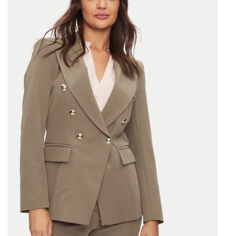 Дамско яке -  304768811 - Рециклиран полиестер - Кафяв - Кафяв MARYLEY