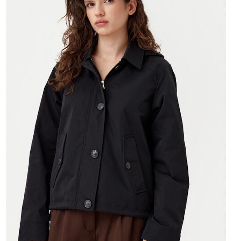 Дамско яке -  304785092 - Рециклиран полиестер/Полиестер - Черно - Черен Only