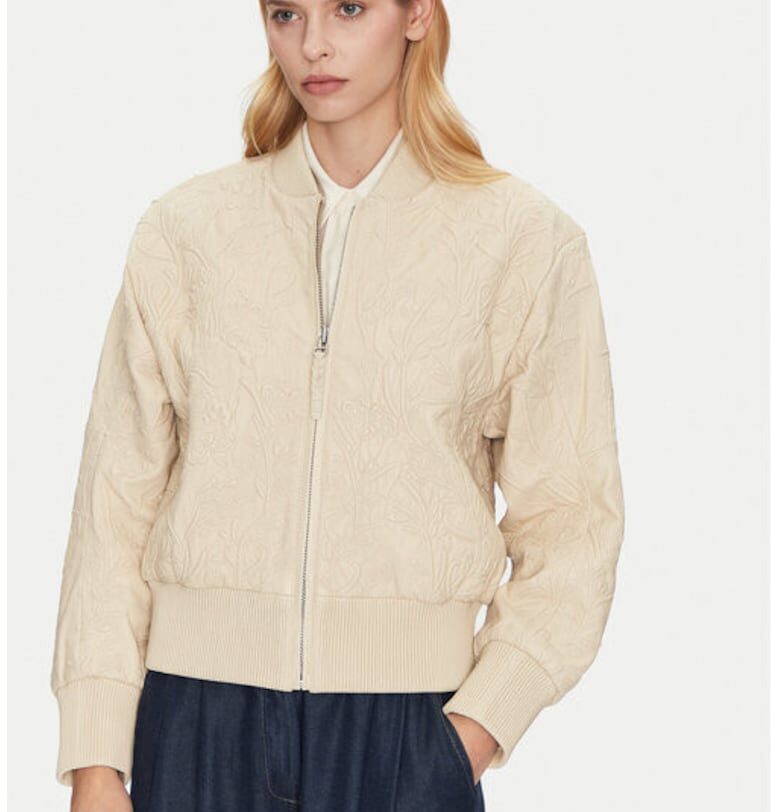 Дамско яке -  304893063 - Естествена кожа - Бежов - Бежов Munthe