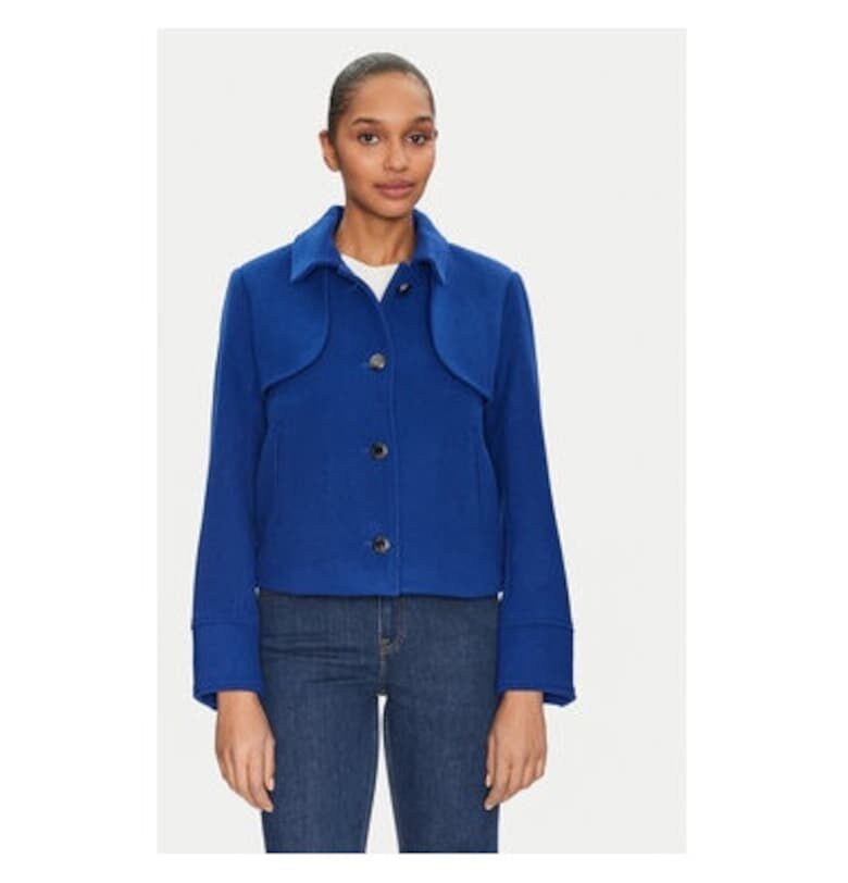 Дамско яке -  305253019 - Полиестер/Вълна - Син Morgan