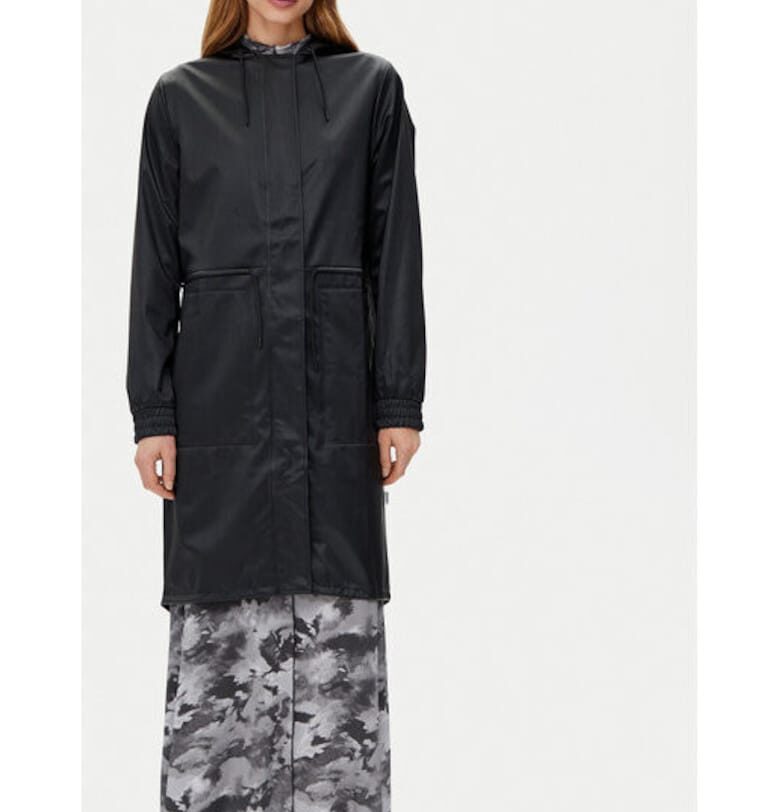 Дамско яке -  305292070 - Полиуретан - Черно - Черен Rains