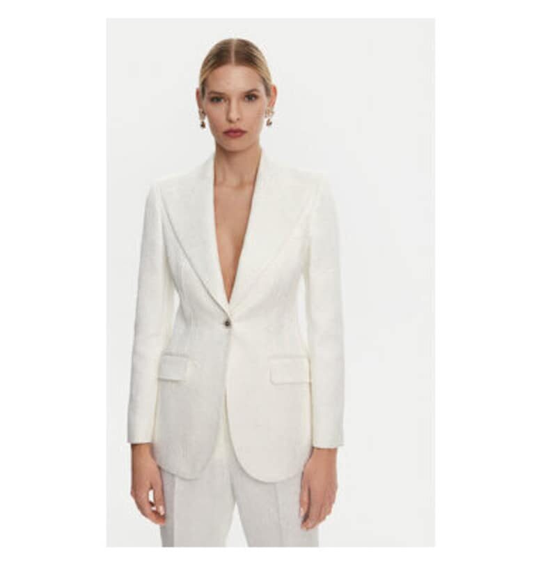 Дамско яке -  305315359 - Памук - Вискоза - Бяло - Бял Dolce  Gabbana