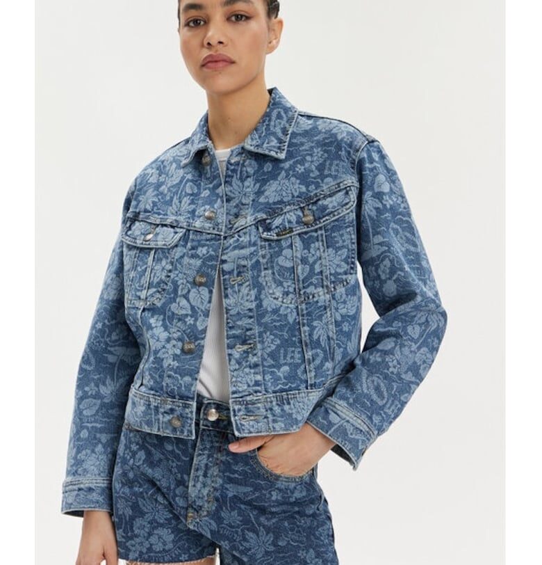 Дамско яке -  592806 - Синьо - Памук Lee