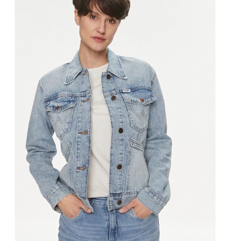 Дамско яке -  593063 - Синьо - Памук Wrangler