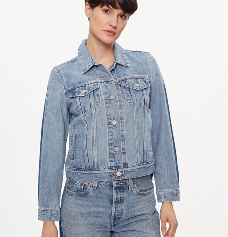 Дамско яке -  66358 - Синьо - Памук - Син Levis