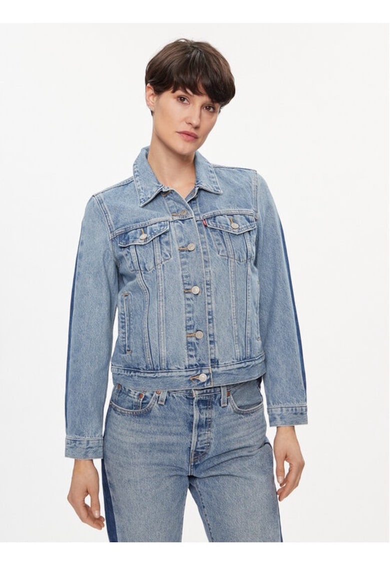 Дамско яке - 66358 - Синьо - Памук - Син Levis