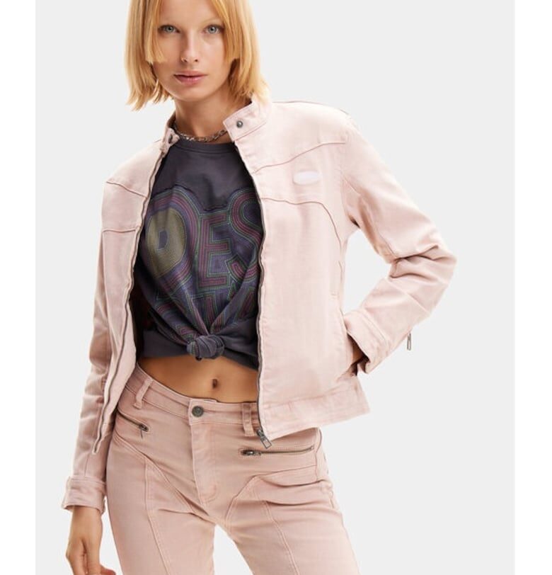 Дамско яке -  776145 - Розово - Памук - Розово DESIGUAL