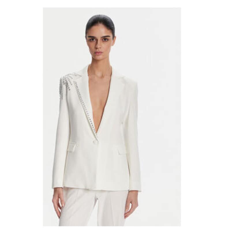 Дамско яке  ACGI000802 - Полиестер/Еластан - Бял - Бял ARTIGLI