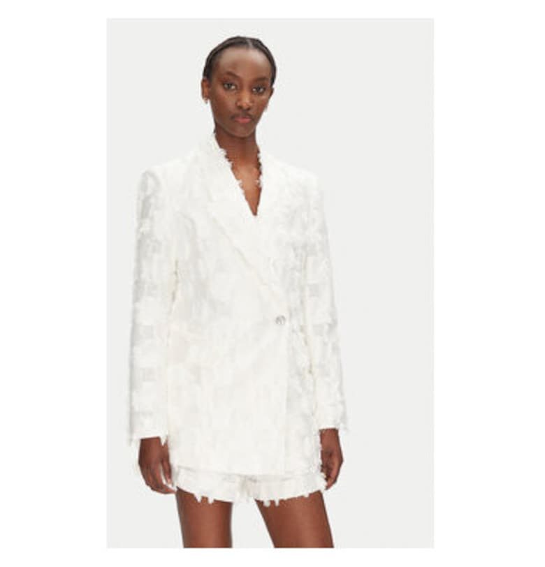 Дамско яке  BBW4564 - вискоза/полиестер - бяло - Бял Bruuns Bazaar