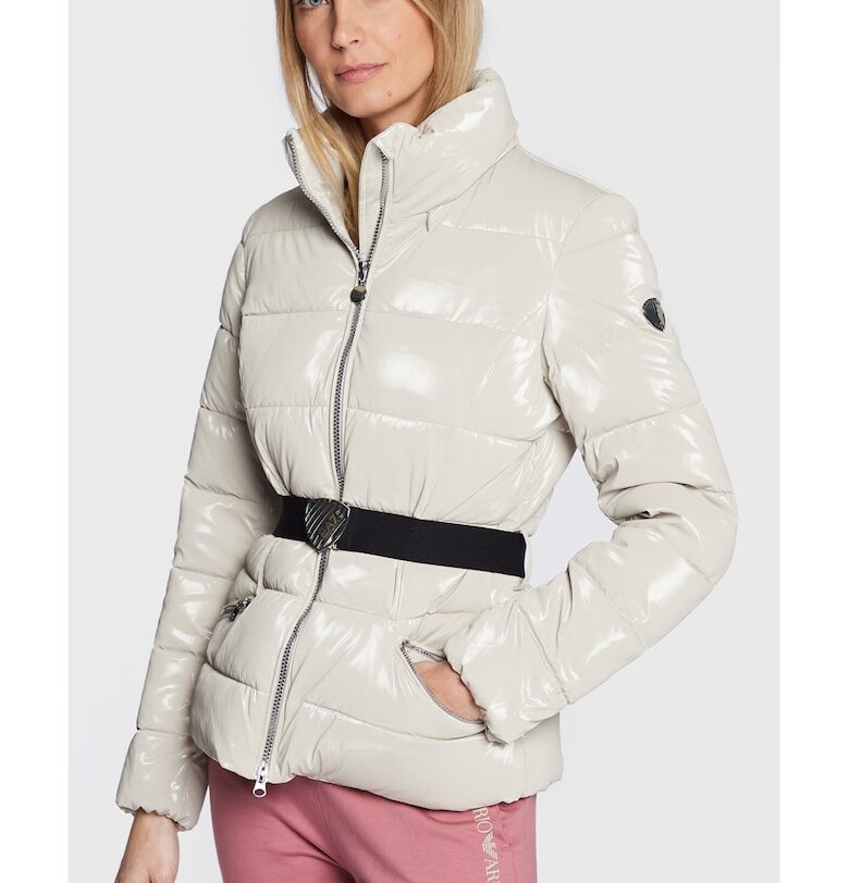 Дамско яке -  Emporio Armani - Полиестер - 300309292 - Екрю EA7