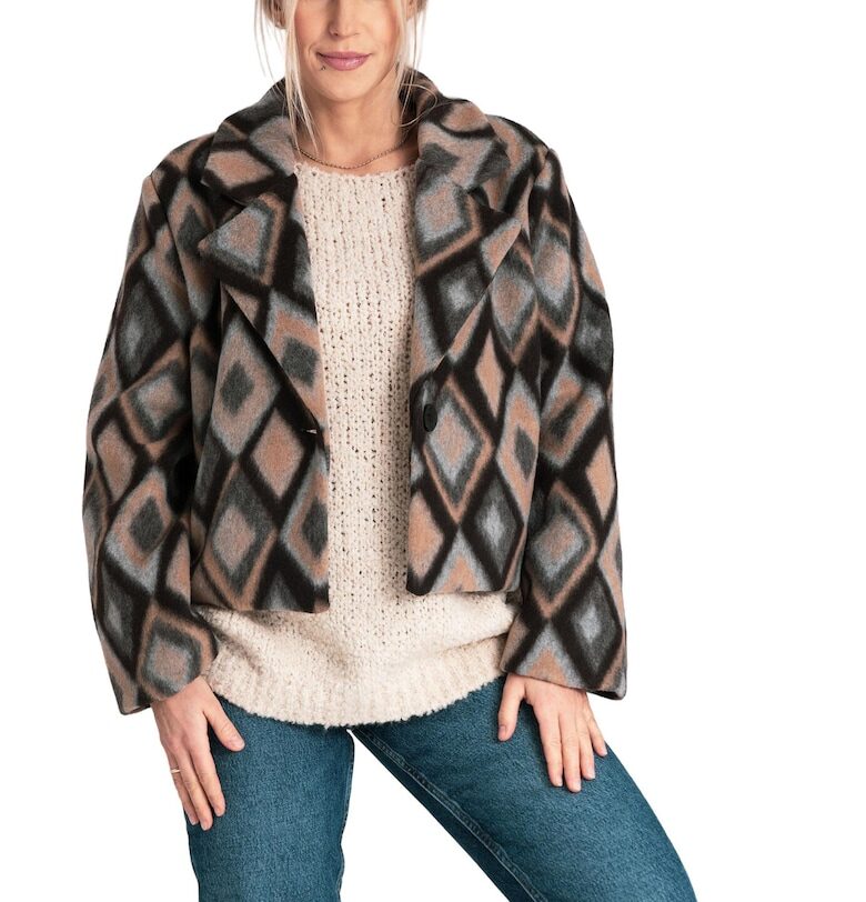 Дамско яке  M1117 - Полиестер - Многоцветно - SM Figl