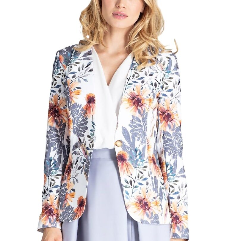 Дамско яке  M678 - Полиестер - Син Figl