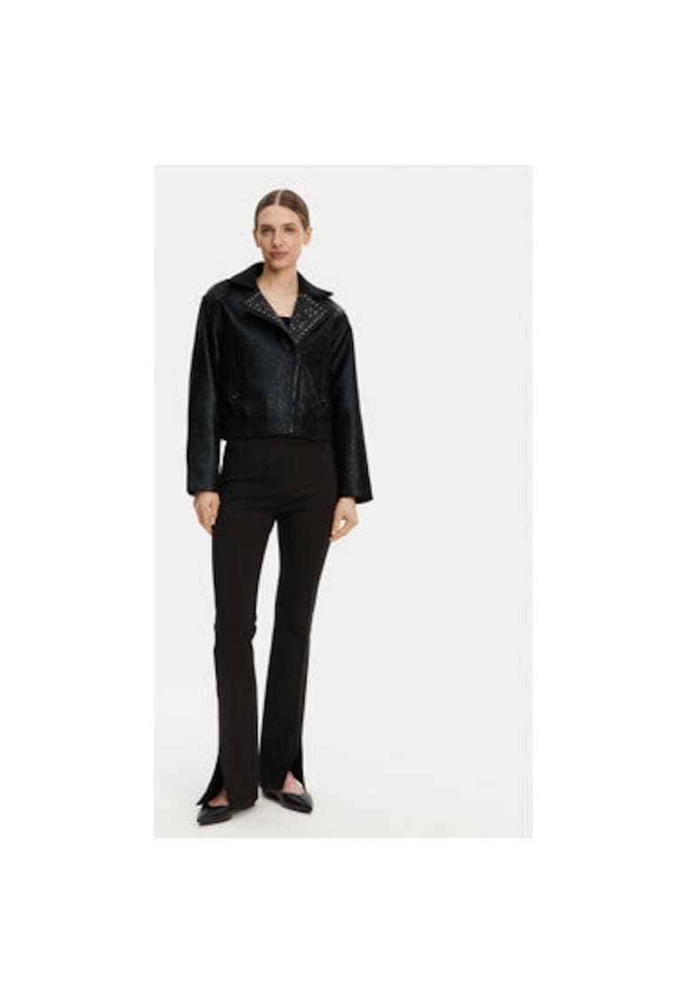 Дамско яке P4JJ6XIY - Полиестер/Рейон - Черно - Черен DKNY