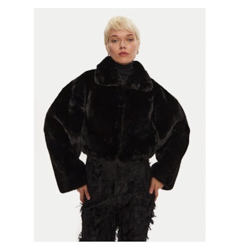 Дамско яке -  ROTATE-113110100 - 100% рециклиран полиестер - черно - Черен ROTATE