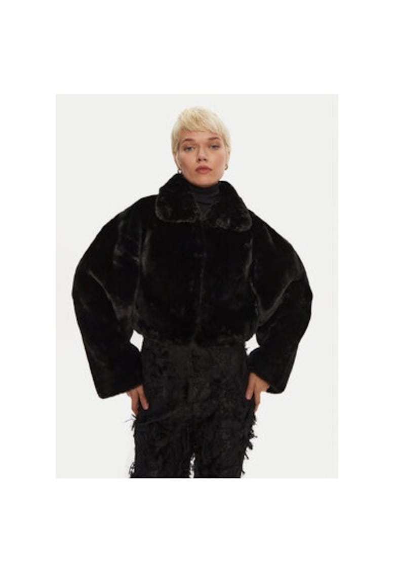 Дамско яке - ROTATE-113110100 - 100% рециклиран полиестер - черно - Черен ROTATE