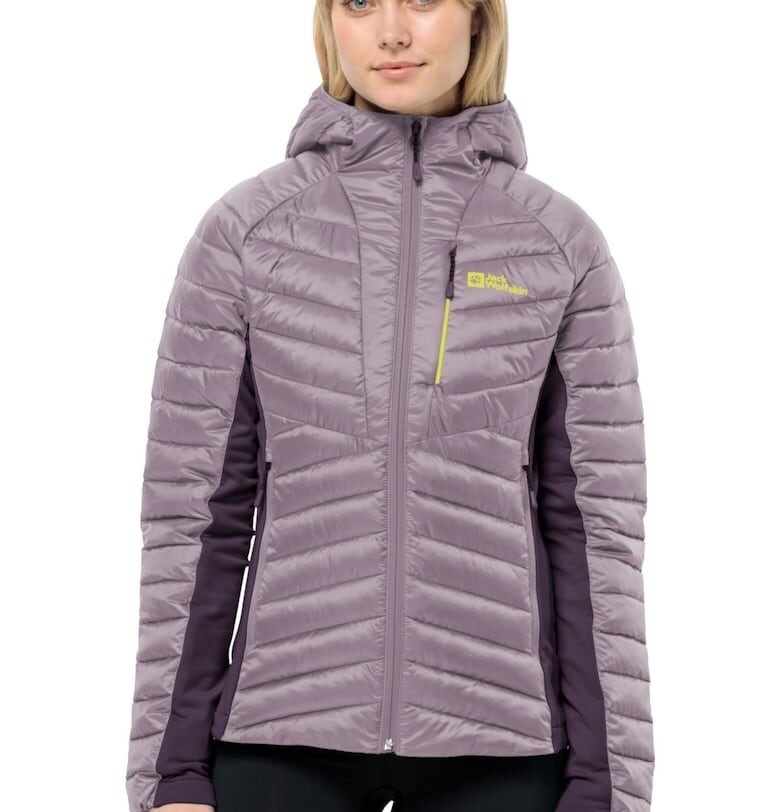 Дамско яке  Routeburn Pro Ins W Jacket 1207192 - Светло сив Jack Wolfskin