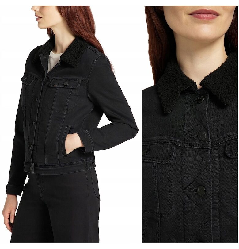 Дамско яке -  Sherpa Rider - Дънково - Кройка: Regular Fit - Закопчаване: Копчета - Брой джобове: 4 - Състав на материала: 85% памук - 14% полиестер - 1% еластан ... Lee