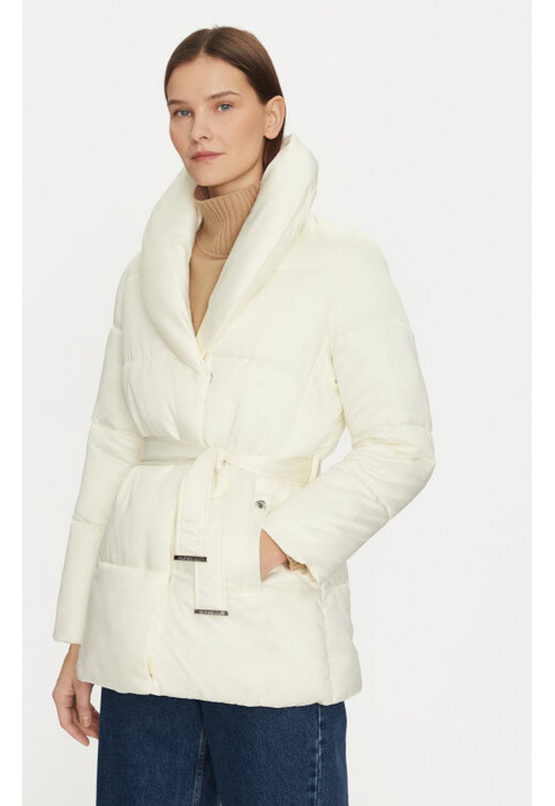 Дамско яке - US Polo Assn. - 304797651 - Полиестер - Бяло - Бял US Polo Assn