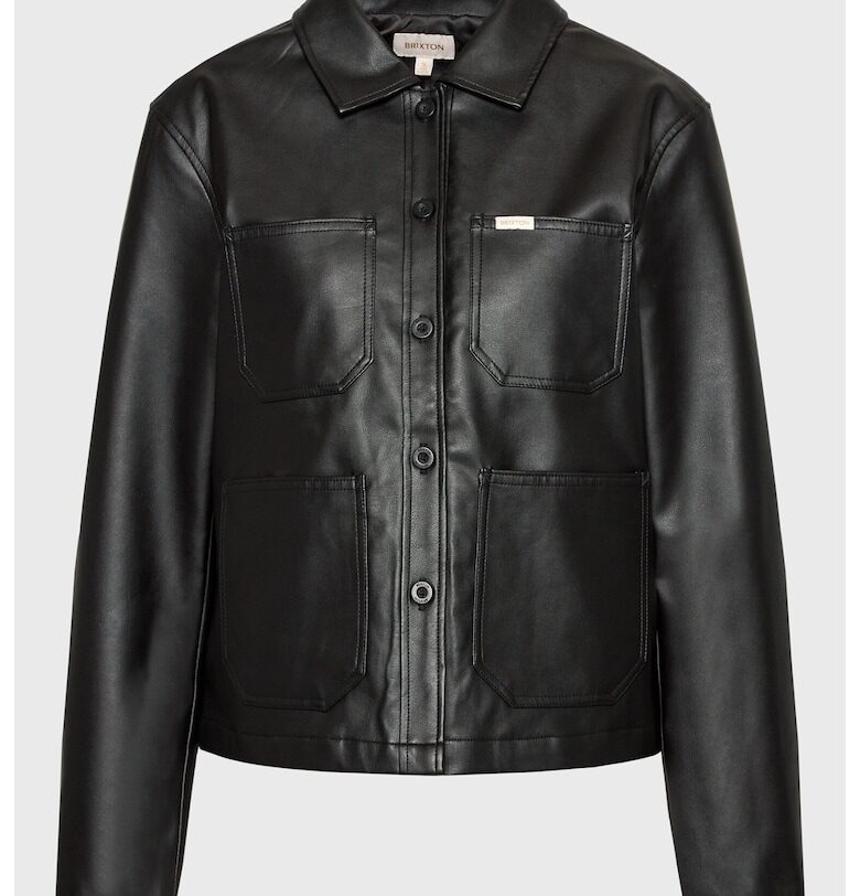 Дамско яке  Еко кожа - Черен Brixton