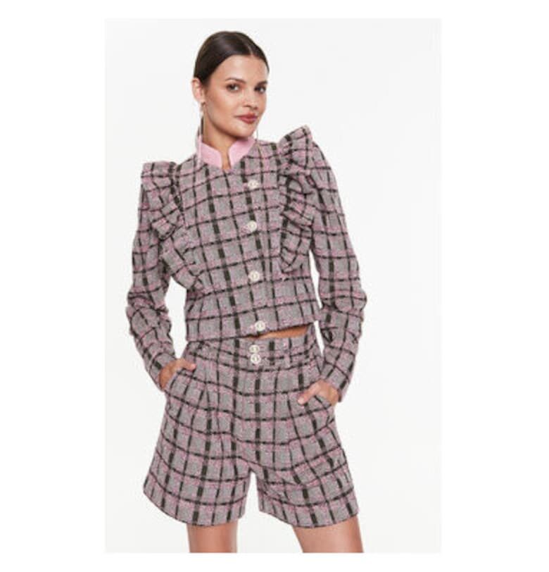 Дамско яке - Изработено по поръчка - 302005949 - Памук/Полиестер/Полипропилен - Розово - Розово custommade