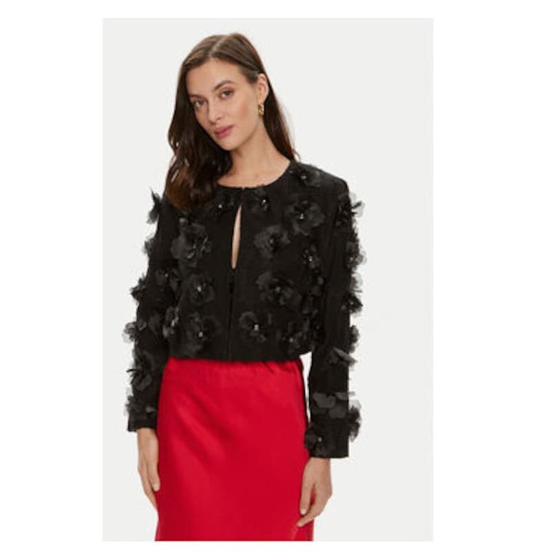 Дамско яке - Изработено по поръчка - 304354809 - Вискоза/Полиестер/Полиамид - Черно - Черен custommade