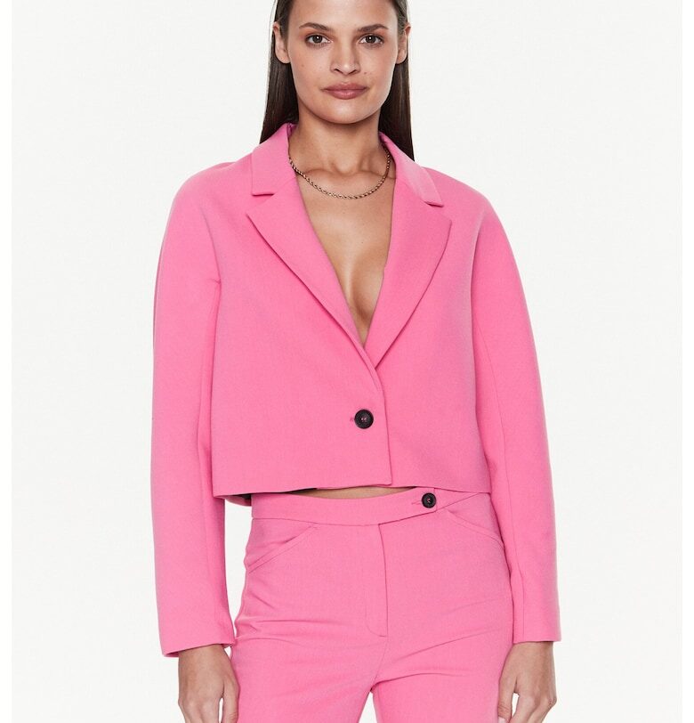 Дамско яке -  Полиестер - 301724018 - Розово Sisley