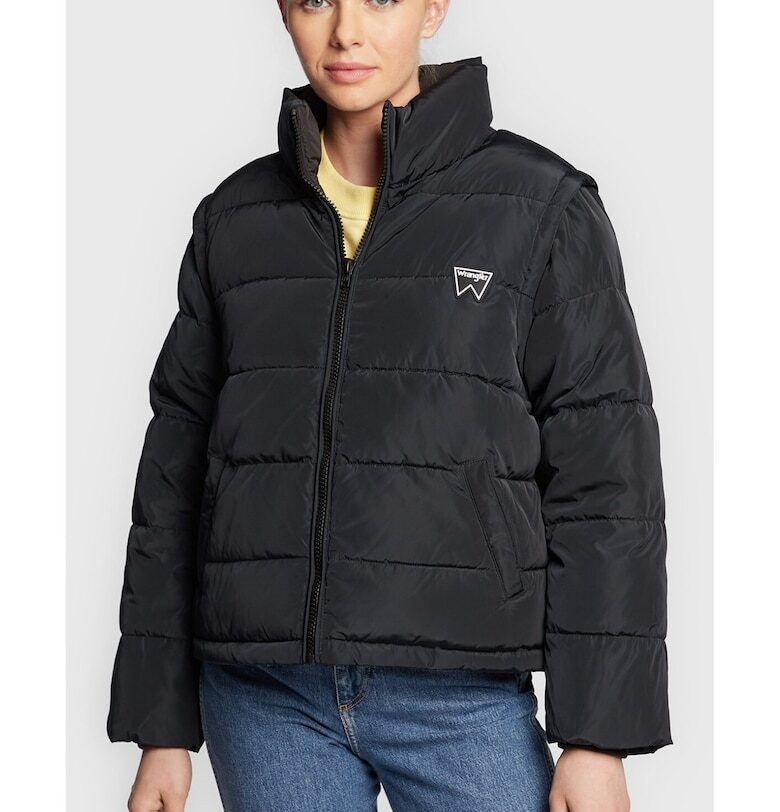 Дамско яке -  Полиестер - Черно - Черен Wrangler