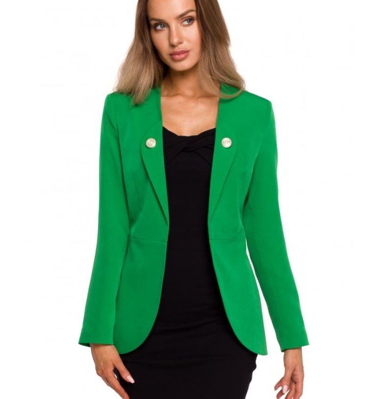 Дамско яке  Полиестер/Еластан - Зелено MOE