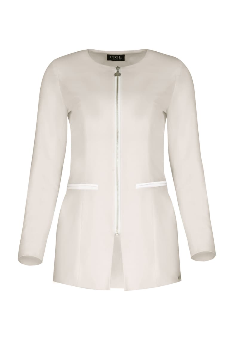 Дамско яке бежово - полиестер и вискоза Figl
