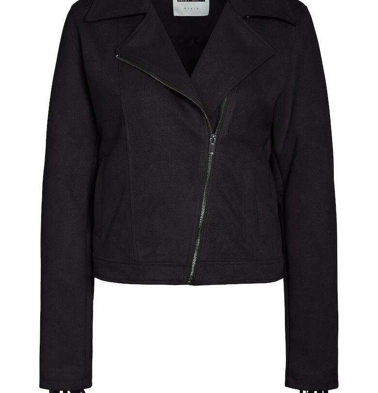 Дамско яке -  екокожа - черно Noisy May